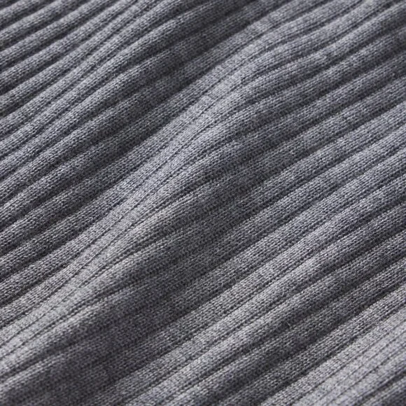 Buck Mason Featherweight Silk Cashmere Turtleneck Heather Gray Size XL NWT - Picture 6 of 9